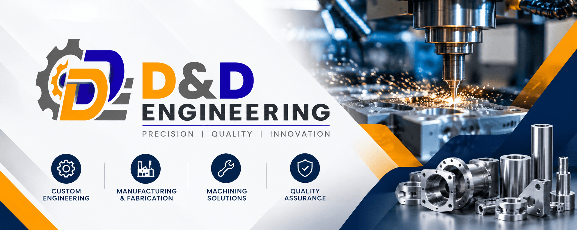 D&D Engineering banner - CNC & VMC Machining Job Work in Pune